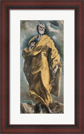 Framed Saint Peter Print