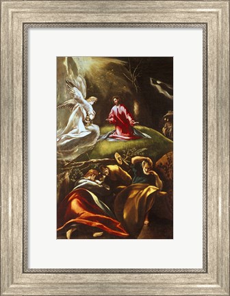 Framed Christ&#39;s Agony in the Garden Print