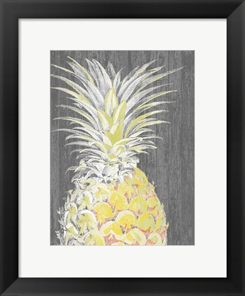 Framed Vibrant Pineapple Splendor I Print