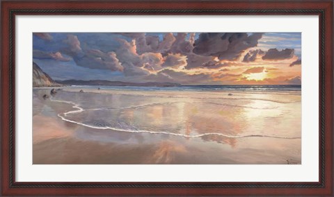 Framed Alba sul Mare Print