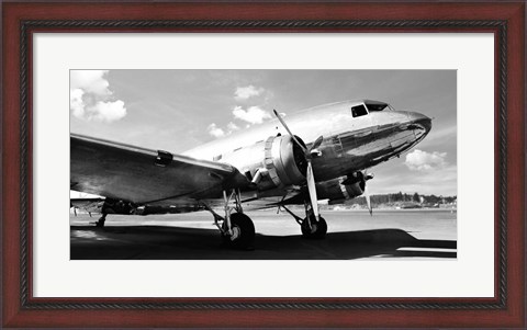 Framed Vintage Airplane Print