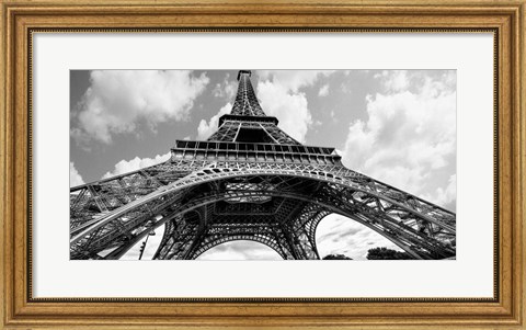 Framed Eiffel Tower in Spring Print