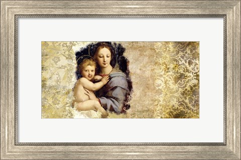 Framed Madonna del Candelabro (after Raffaello) Print