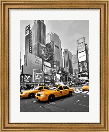 Framed Times Square Traffic Print