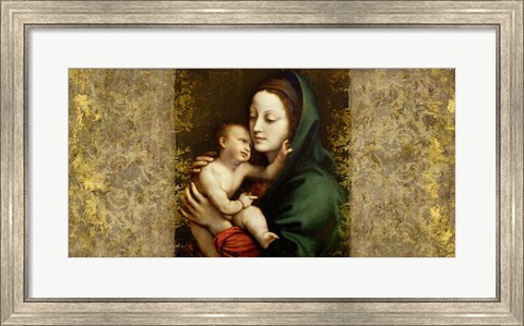 Framed Holy Virgin (Italian school) Print