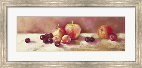 Framed Cherries and Apples Print