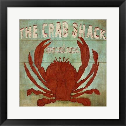 Framed Crab Shack Print