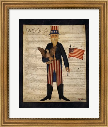 Framed Uncle Sam Print