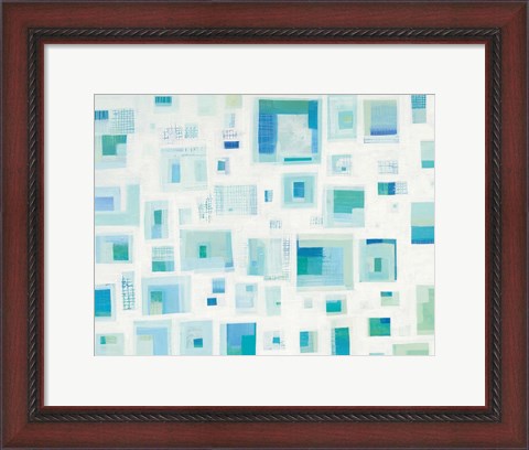 Framed Harbor Windows VI Print