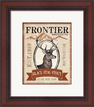 Framed Frontier Brewing I Print