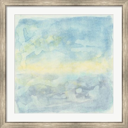 Framed Murmured Landscape II Print