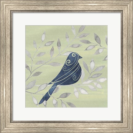 Framed Serene Silhouette IV Print