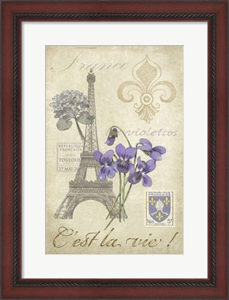 Framed Paris Tour I Print