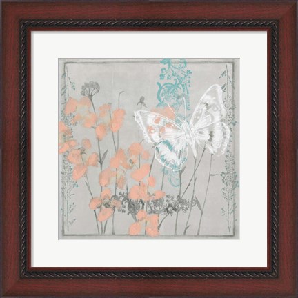 Framed Gray Garden II Print