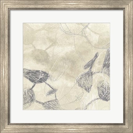 Framed Graphite Inversion I Print