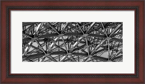 Framed Golden Gate Bridge detail, San Francisco, California Print