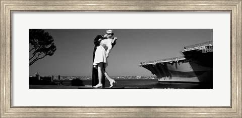 Framed Unconditional Surrender, San Diego Aircraft Carrier Museum, San Diego, California Print