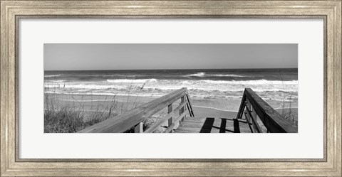 Framed Playlinda Beach, Canaveral National Seashore, Titusville, Florida Print