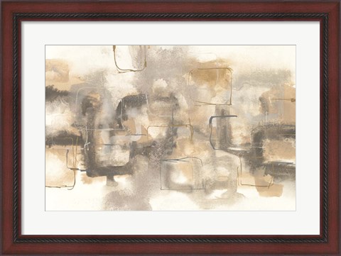 Framed Platinum Neutrals I Print