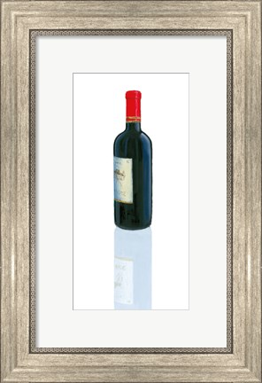 Framed Wine Stance II Print