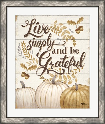 Framed Grateful Season I Print