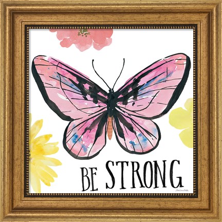 Framed Beautiful Butterfly I Print