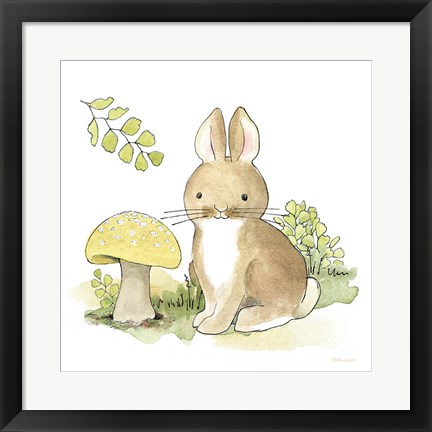 Framed Baby Woodland IV Print