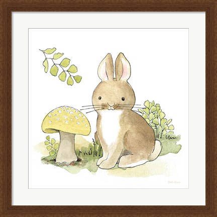 Framed Baby Woodland IV Print