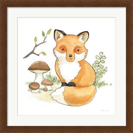 Framed Baby Woodland I Print