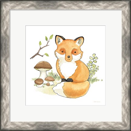 Framed Baby Woodland I Print