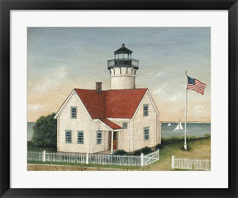 Framed Lighthouse Keepers Home Print