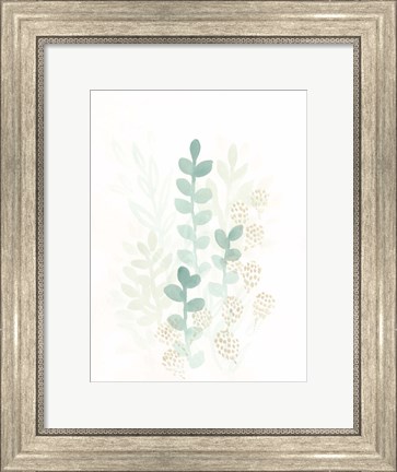 Framed Sprout Flowers I Print