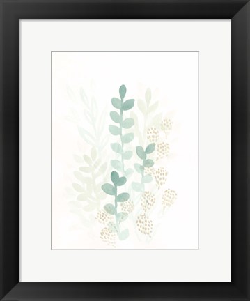 Framed Sprout Flowers I Print