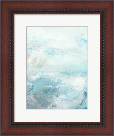 Framed Glass Sea IV Print