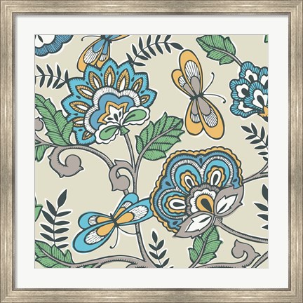 Framed Namaste Floral II Print