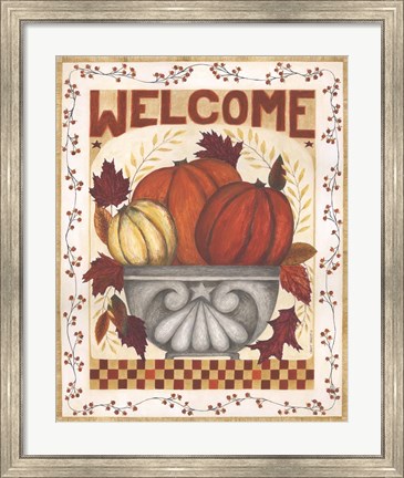 Framed Welcome Print