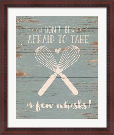 Framed Whisks Print