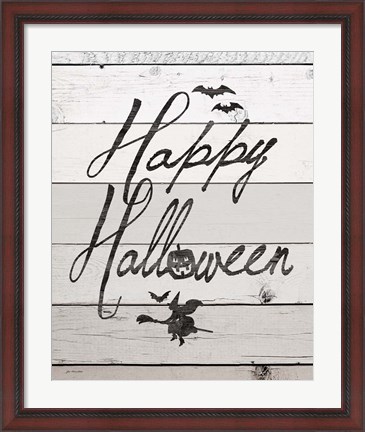 Framed Happy Halloween Print