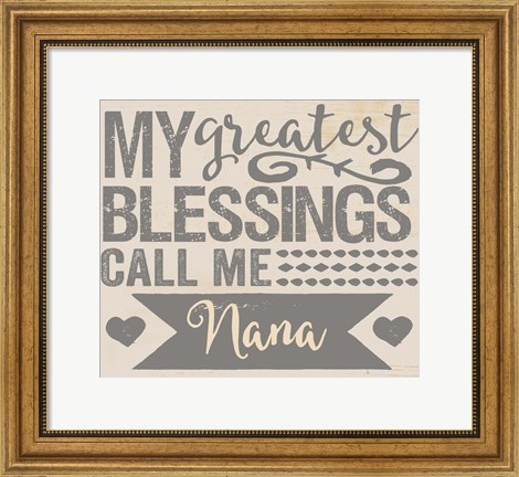 Framed Greatest Blessings Print