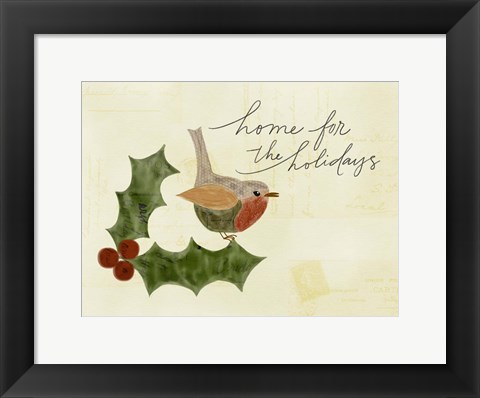 Framed Home for the Holidays Print