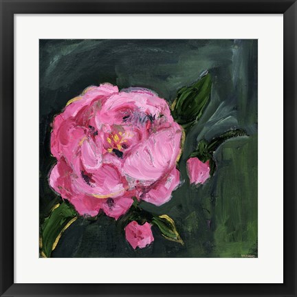 Framed Romantic Floral I Print