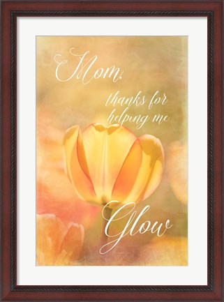 Framed Helping Me Glow Print