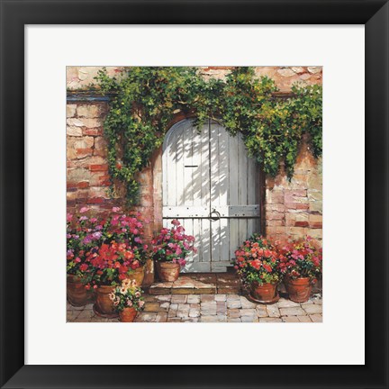 Framed Stone Stairway Petites A Print