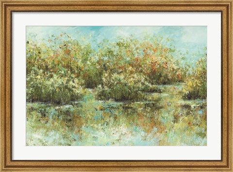 Framed Hamden Pond Print