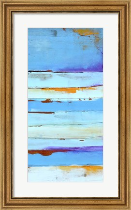 Framed Blue Jam II Print