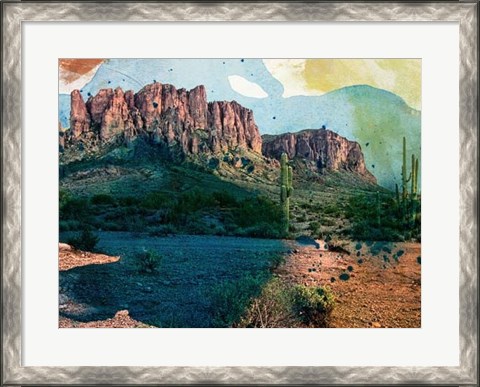 Framed Arizona Abstract Print