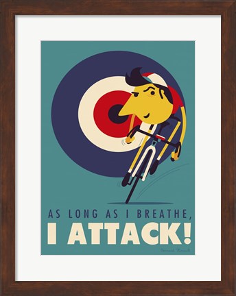 Framed Attack Print