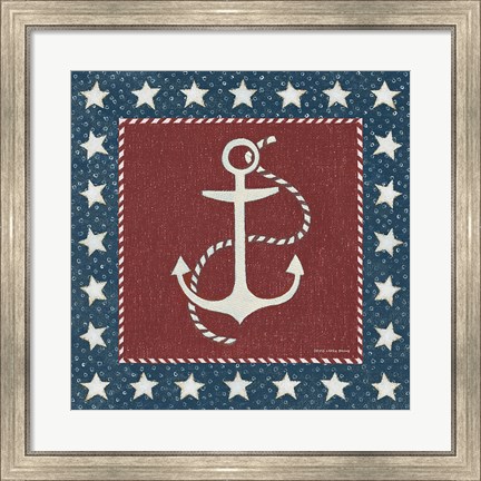 Framed Coastal Americana III Print