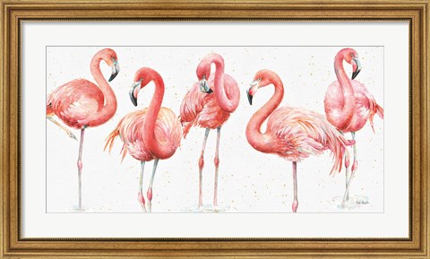 Framed Gracefully Pink VIII Print