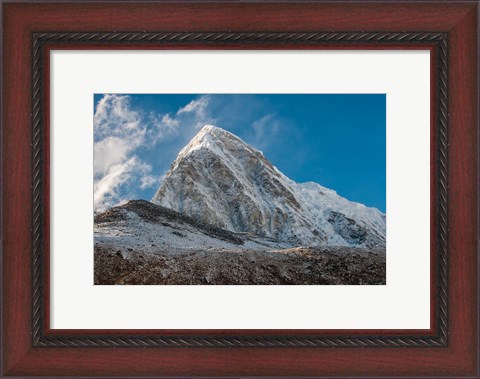 Framed Mt Pumori behind Kala Patthar, Nepal Print